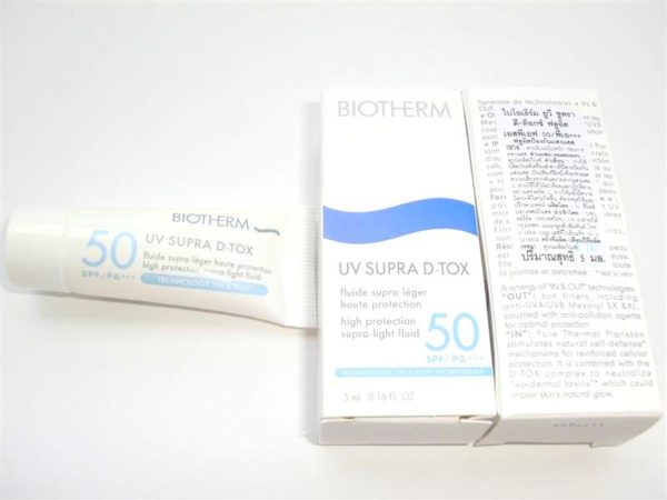 กันแดดไบโอเธิร์มขนาดทดลอง BIOTHERM UV SUPRA D-TOX HIGH PROTECTION